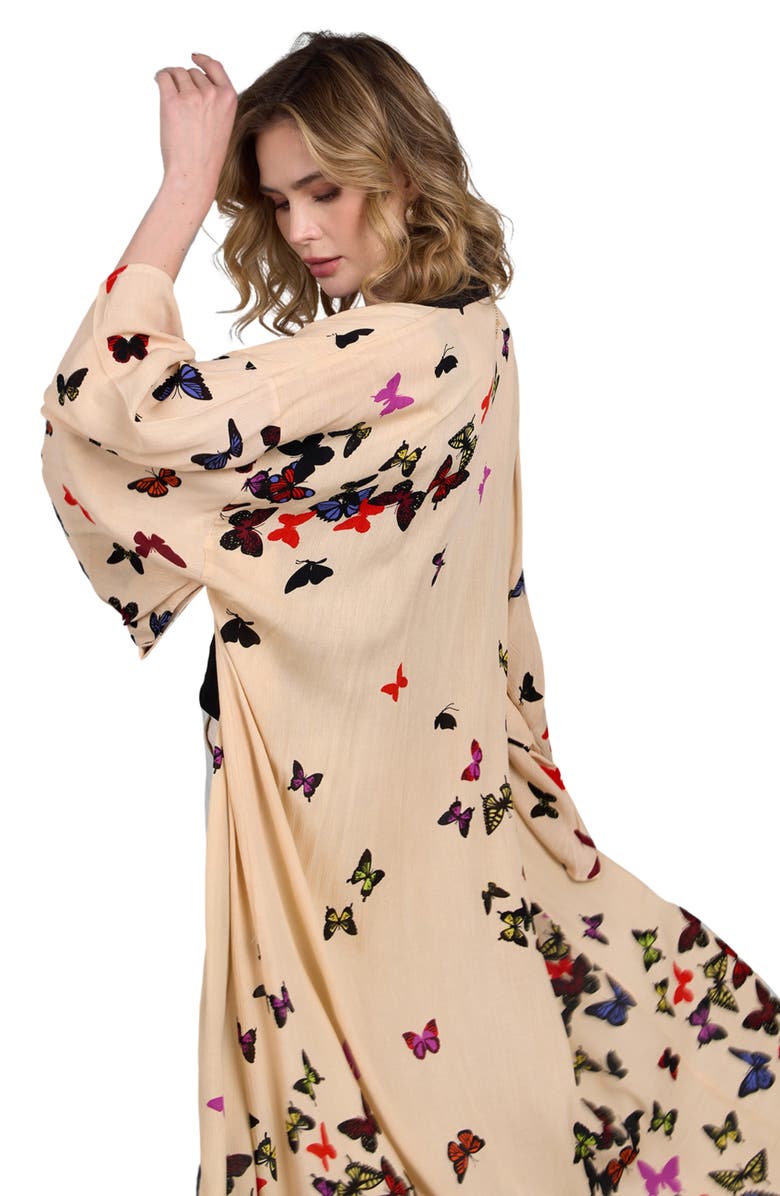SAACHI Butterfly Duster, Alternate, color, Beige