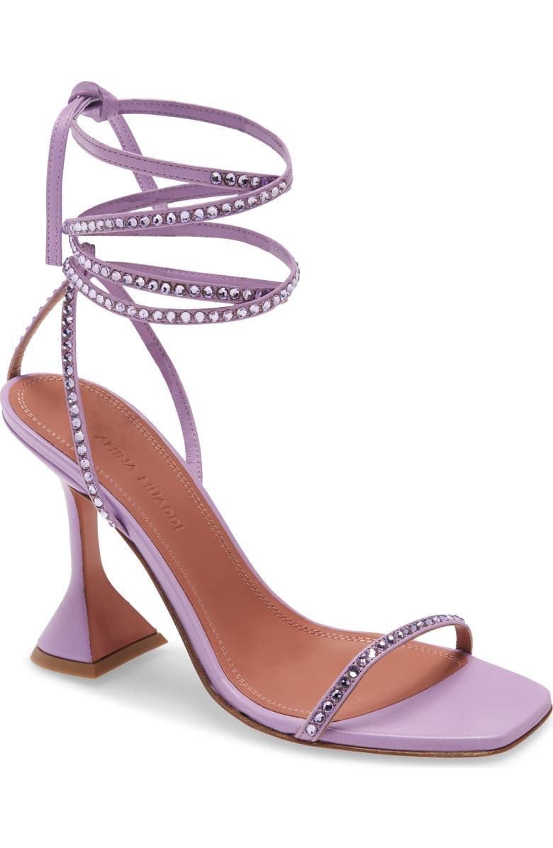 Amina Muaddi Vita Ankle Wrap Sandal, Main, color,