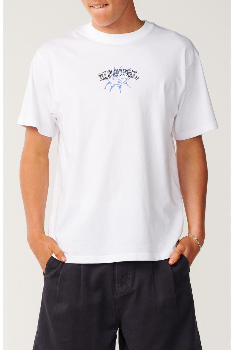 Disorder Balance Cotton Graphic T-Shirt, Main, color, WHITE