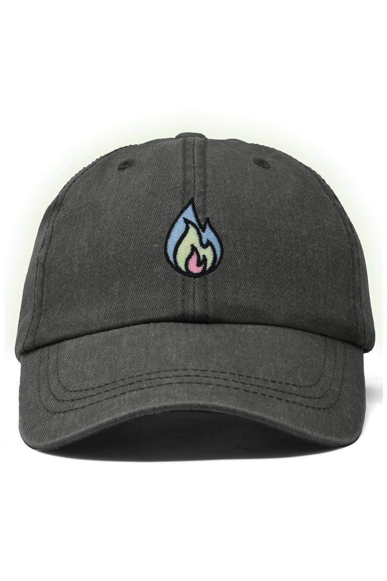 Fire Dad Hat, Main, color, Washed Gray