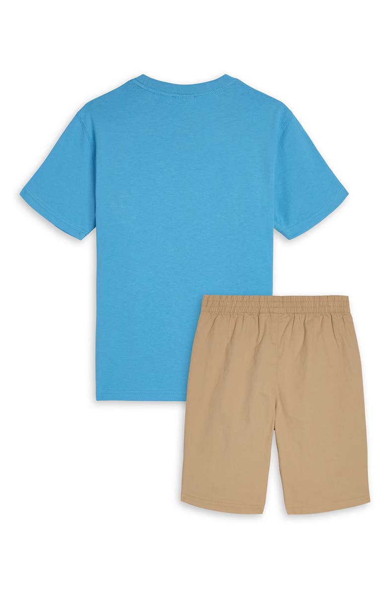 Scotch & Soda Kids' Graphic T-Shirt & Matching Shorts Set, Alternate, color, Heritage Blue