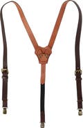 CrookhornDavis Men's The Bristol Clip End Leather Braces with Elastic Back