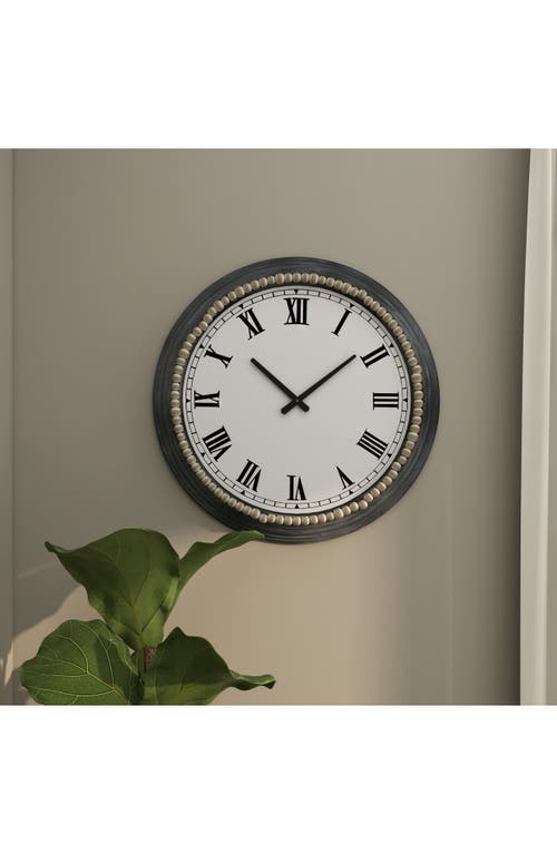 Uma Grey Wall Clock In Gray