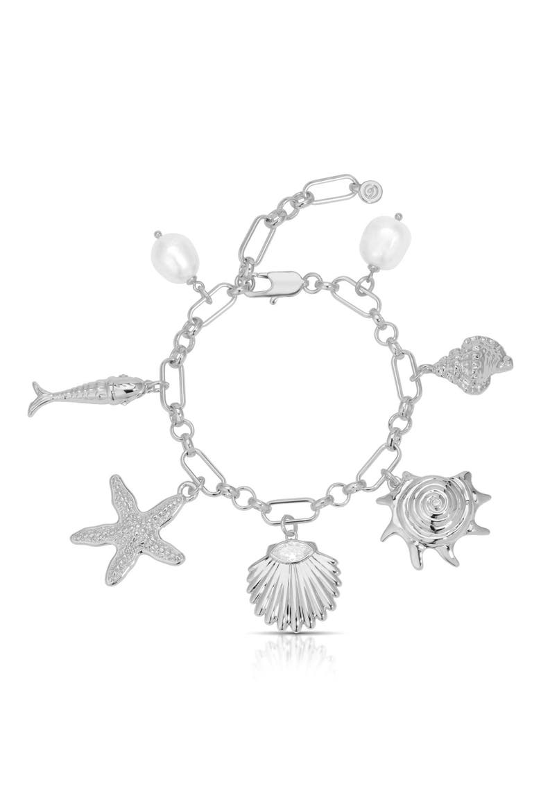 Oceanic Dreams Charm Bracelet, Main, color, SILVER