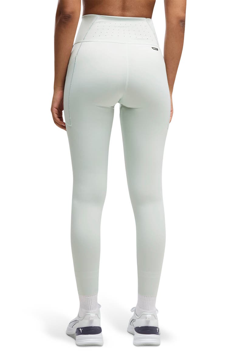 PwrMode High Waist Pocket 7/8 Leggings, Alternate, color, CREME DE MINT