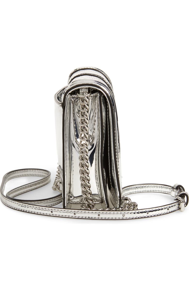 Rebecca Minkoff Small Love Quilted Metallic Crossbody, Alternate, color,