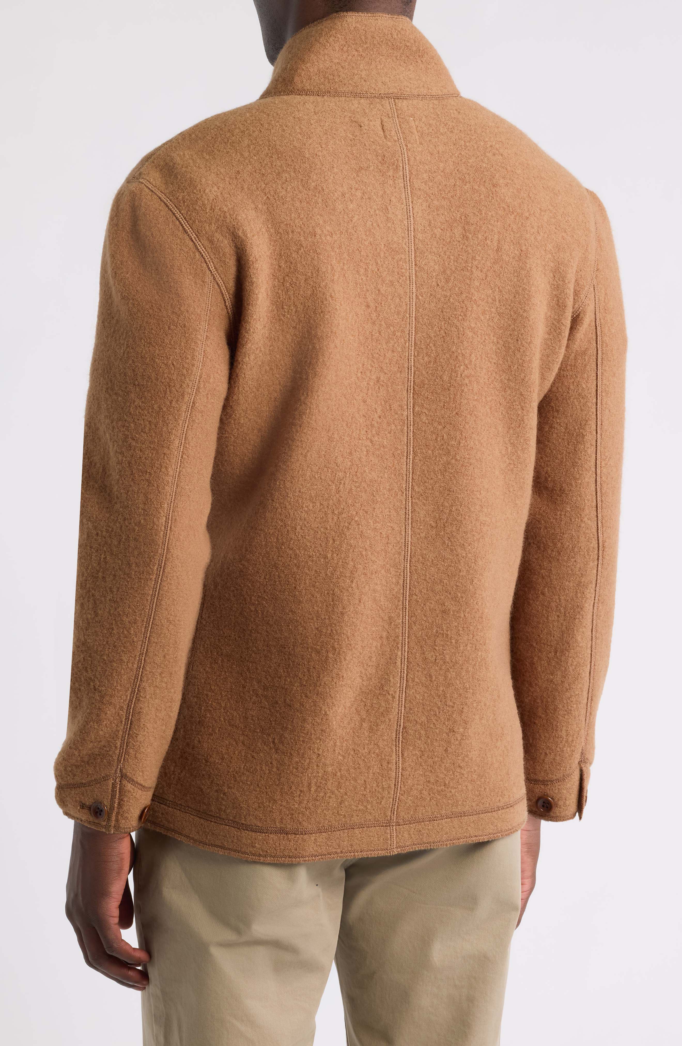 Flint & Tinder by Huckberry Boiled Wool Chore Jacket (Men) | Nordstrom