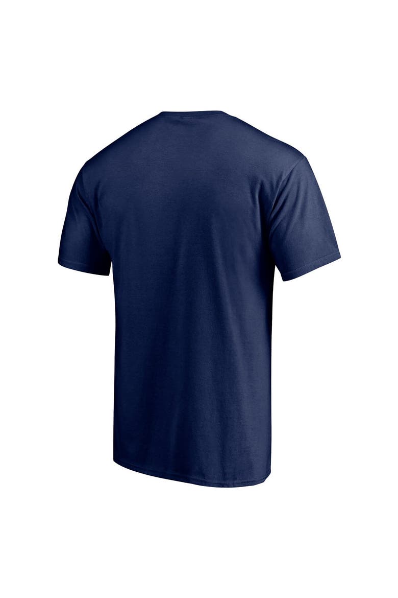 Men's Fanatics Branded Navy Chicago Cubs Hometown Paint The Black T-Shirt, Alternate, color, Navy