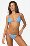 selected Blue Multi Stripe