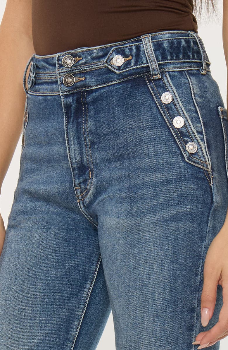 KanCan Kiery High Rise Flare Jeans, Alternate, color, Dark Wash