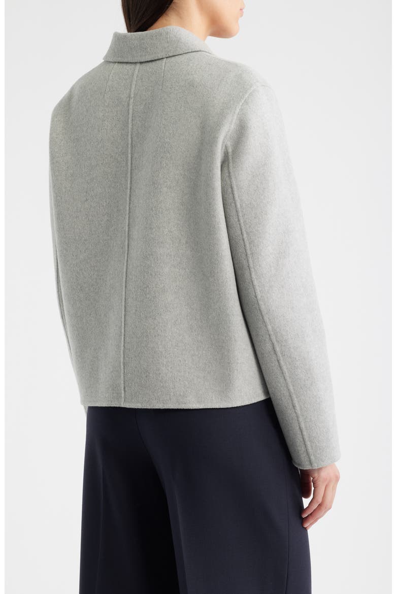 Boxy Wool & Recycled Cashmere Jacket, Alternate, color, MELANGE GREY
