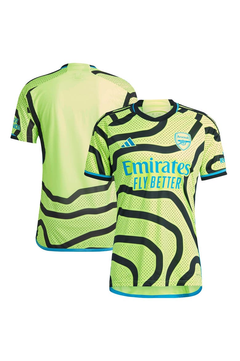 Men's adidas  Yellow Arsenal 2023/24 Away Replica Jersey, Alternate, color, Yellow