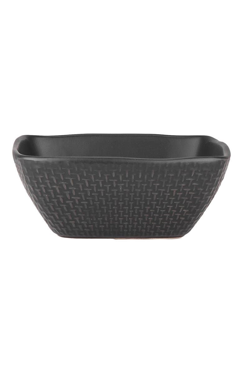 Stone Lain Olivia Stoneware 4-Piece Bowl Set, Alternate, color, Black