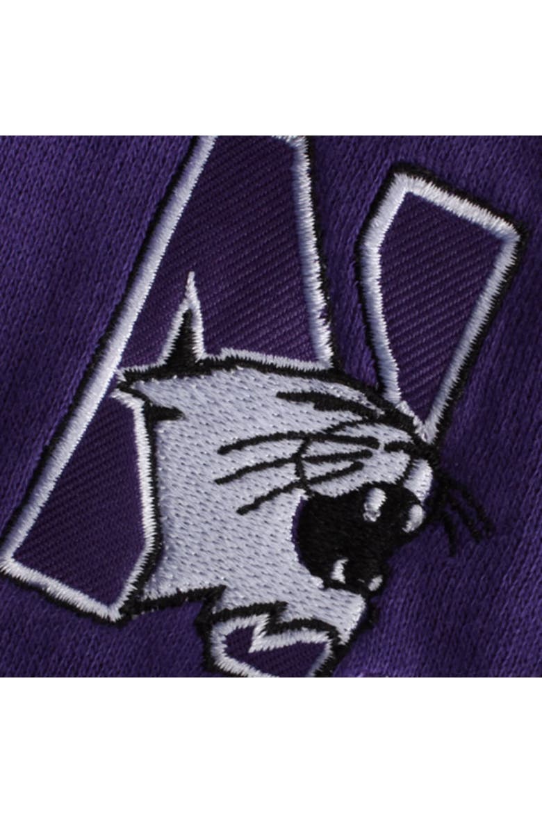 Women's Stadium Athletic Purple Northwestern Wildcats Arched Name Full-Zip Hoodie, Alternate, color, Purple
