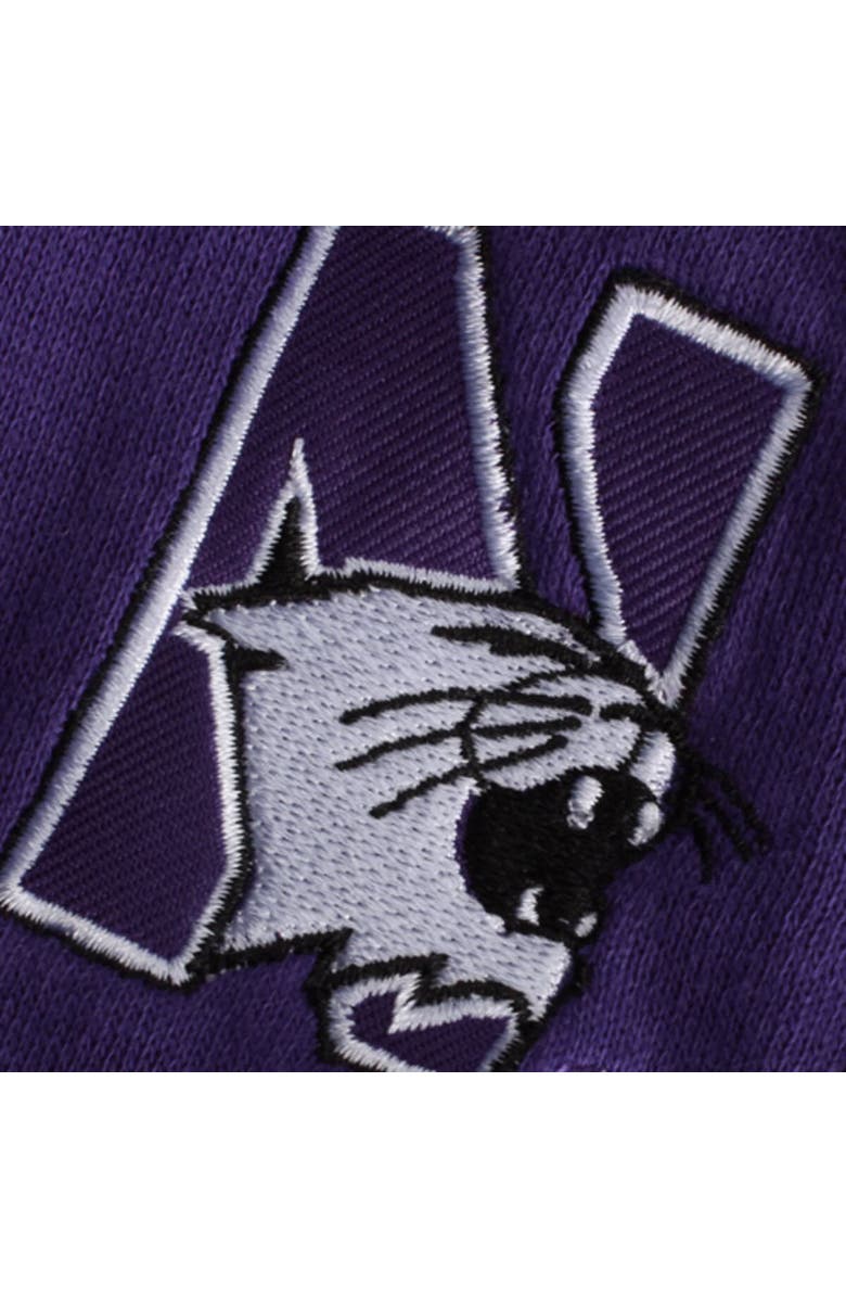 COLOSSEUM Women's Stadium Athletic Purple Northwestern Wildcats Arched Name Full-Zip Hoodie, Alternate, color, Purple