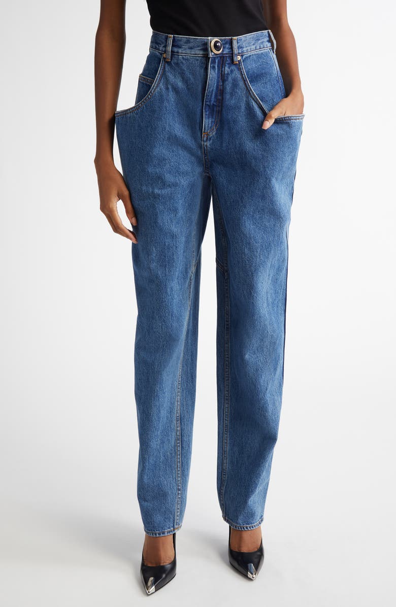 Area Flare Pocket Jeans, Main, color, 