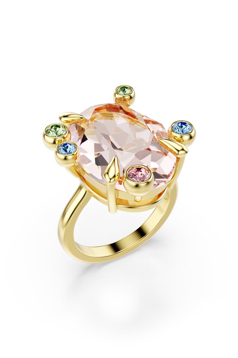 Gema Set of 3 Crystal Rings, Alternate, color, MULTICOLORED