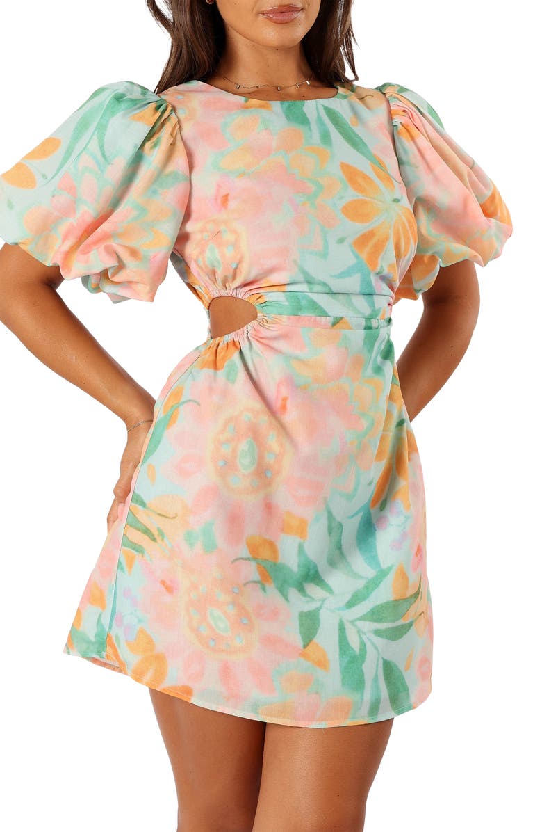 Peta Floral Print Tiered Dress