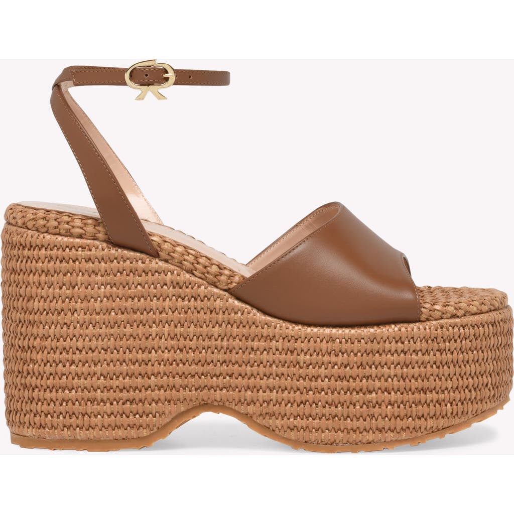 Gianvito Rossi Thalia Wedge Sandals For Women In Brown