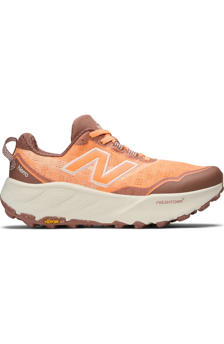 New Balance Fresh Foam X Hierro v9 Trail Running Shoe, Alternate, color, Hot Mango/ Peach Blossom