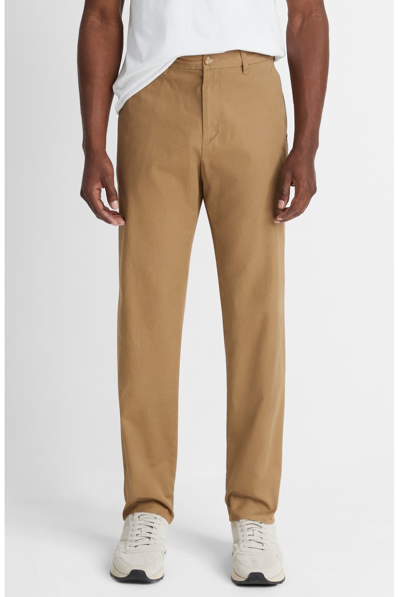 Relaxed Cotton Chino Pants, Main, color, CARAMEL DESERT