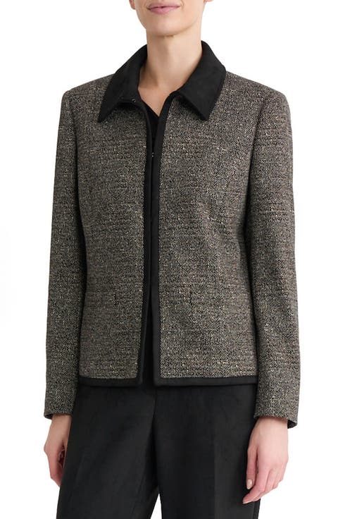 Combo Binding Point Collar Jacket