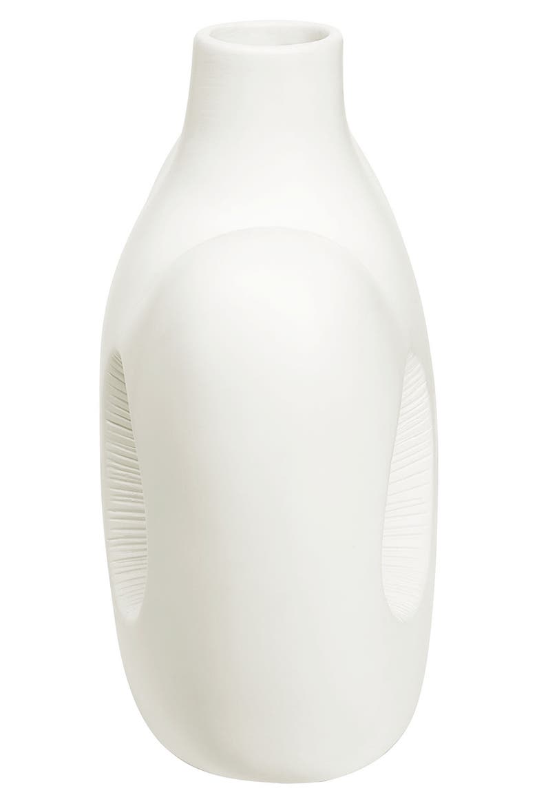 Mariner Decorative Ceramic Vase, Alternate, color, OFF-WHITE