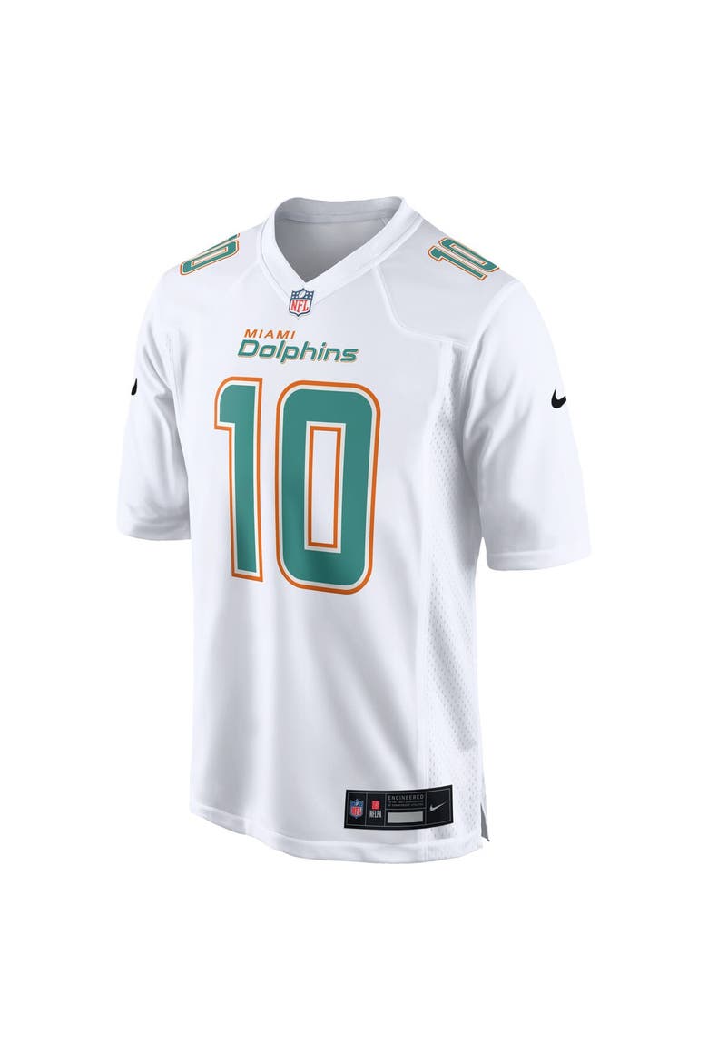 Men's Nike Tyreek Hill White Miami Dolphins Fashion Game Jersey, Alternate, color, White