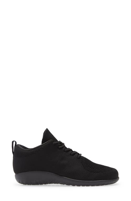 Naot Kuko Sneaker In Black Knit