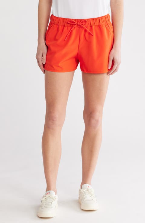 Essential Solid Drawstring Shorts