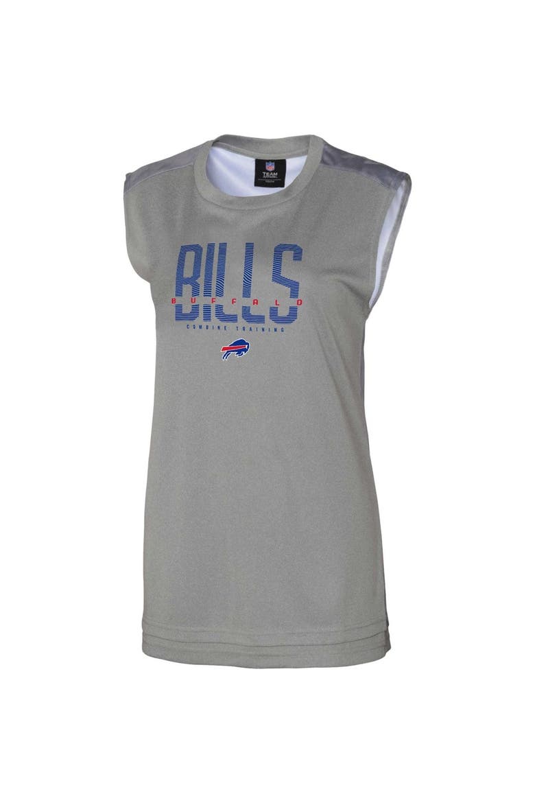 Women's Gray Buffalo Bills No Sweat Tank Top, Alternate, color, Gray