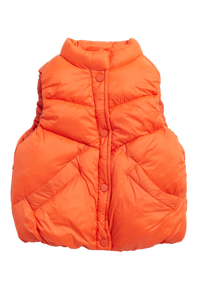 Kids' Puffer Vest, Main, color, CORAL