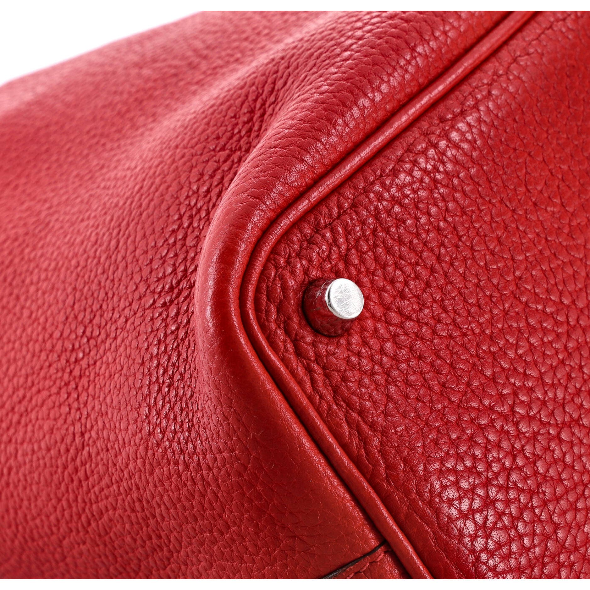 Pre-Owned Hermes Picotin Lock Bag Clemence PM, Alternate, color, Rouge Vif