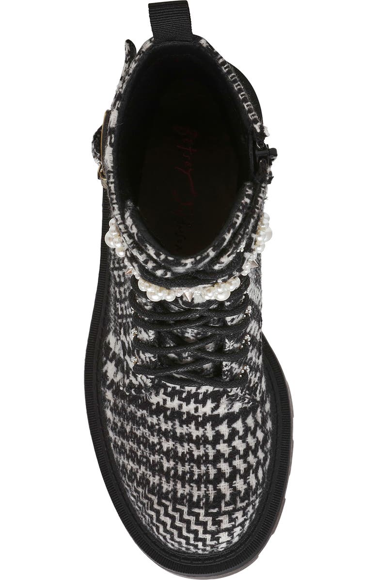 Betsey Johnson Heathr Lug Sole Platform Bootie, Alternate, color,