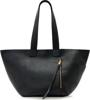 AllSaints Alba Leather East/West Tote