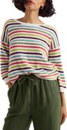 Seasalt Cornwall Knavock Stripe Organic Cotton & Linen Sweater