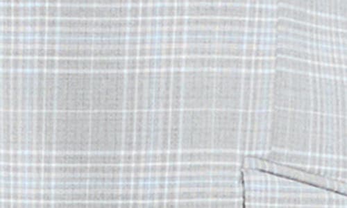 Savile Row Co Hoxton Grey Plaid Stretch Suit