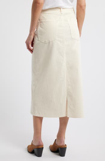 Gillian Corduroy Midi Skirt