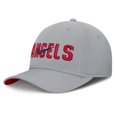 Men's Nike  Gray Los Angeles Angels Primetime Rise Dri-FIT Flex Hat