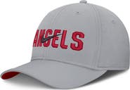 Nike Men's Nike  Gray Los Angeles Angels Primetime Rise Dri-FIT Flex Hat