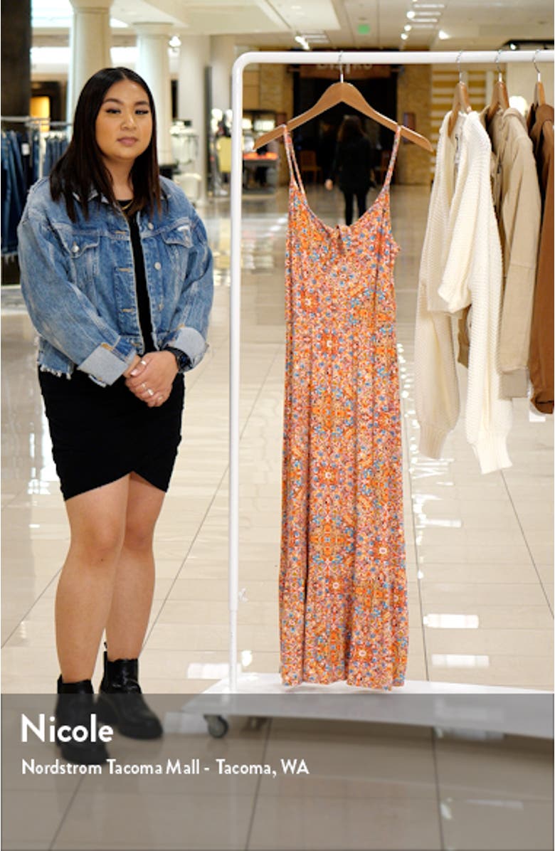 Tie Front Maxi Sundress, sales video thumbnail