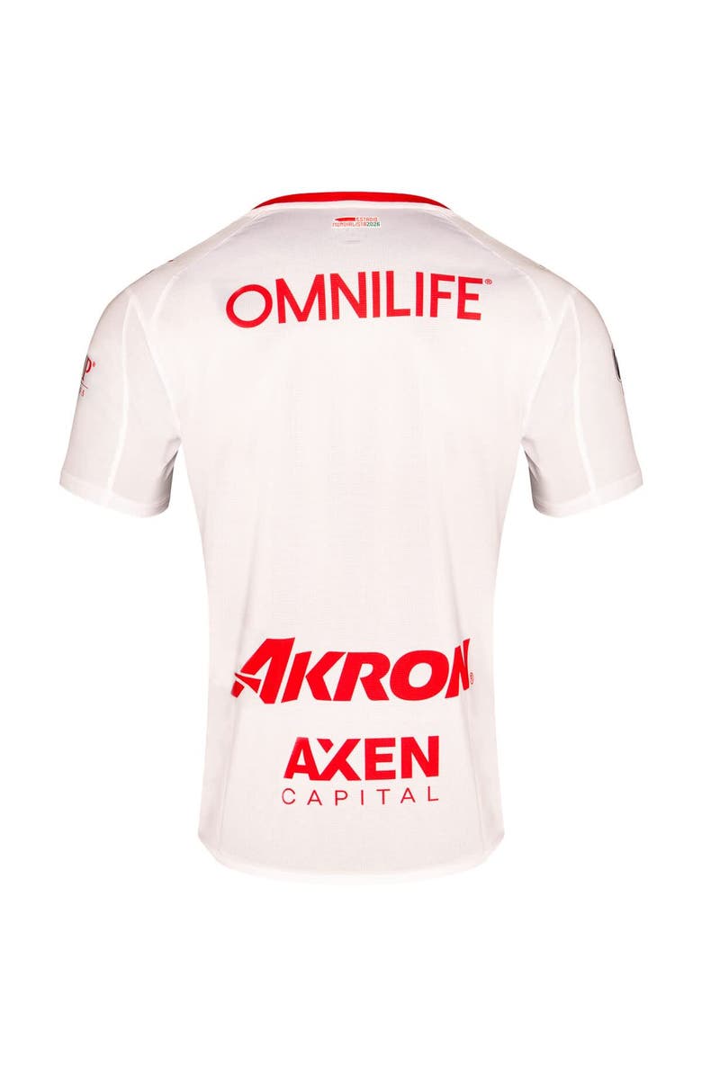 PUMA Men's Puma White Chivas 2025/26 Away Authentic Jersey, Alternate, color, White