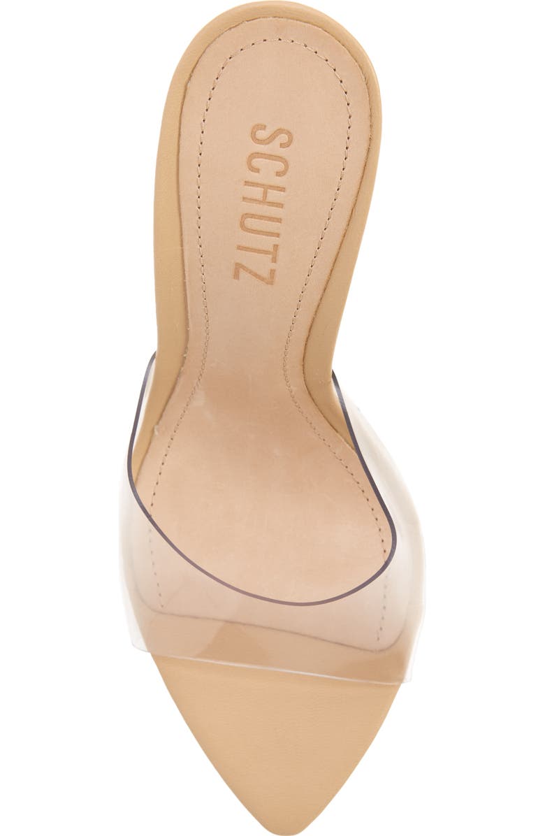 Schutz Lucimara Vinyl Wedge Sandal, Alternate, color,