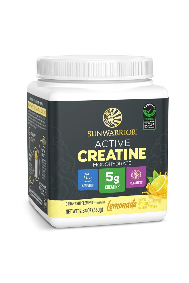Active Creatine Monohydrate Powder, Main, color, Lemonade, 350g