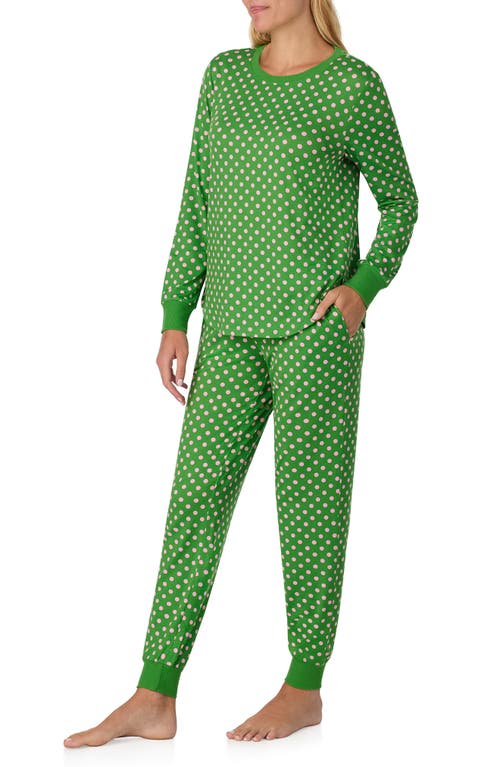 Kate Spade New York Print Pajamas In Green