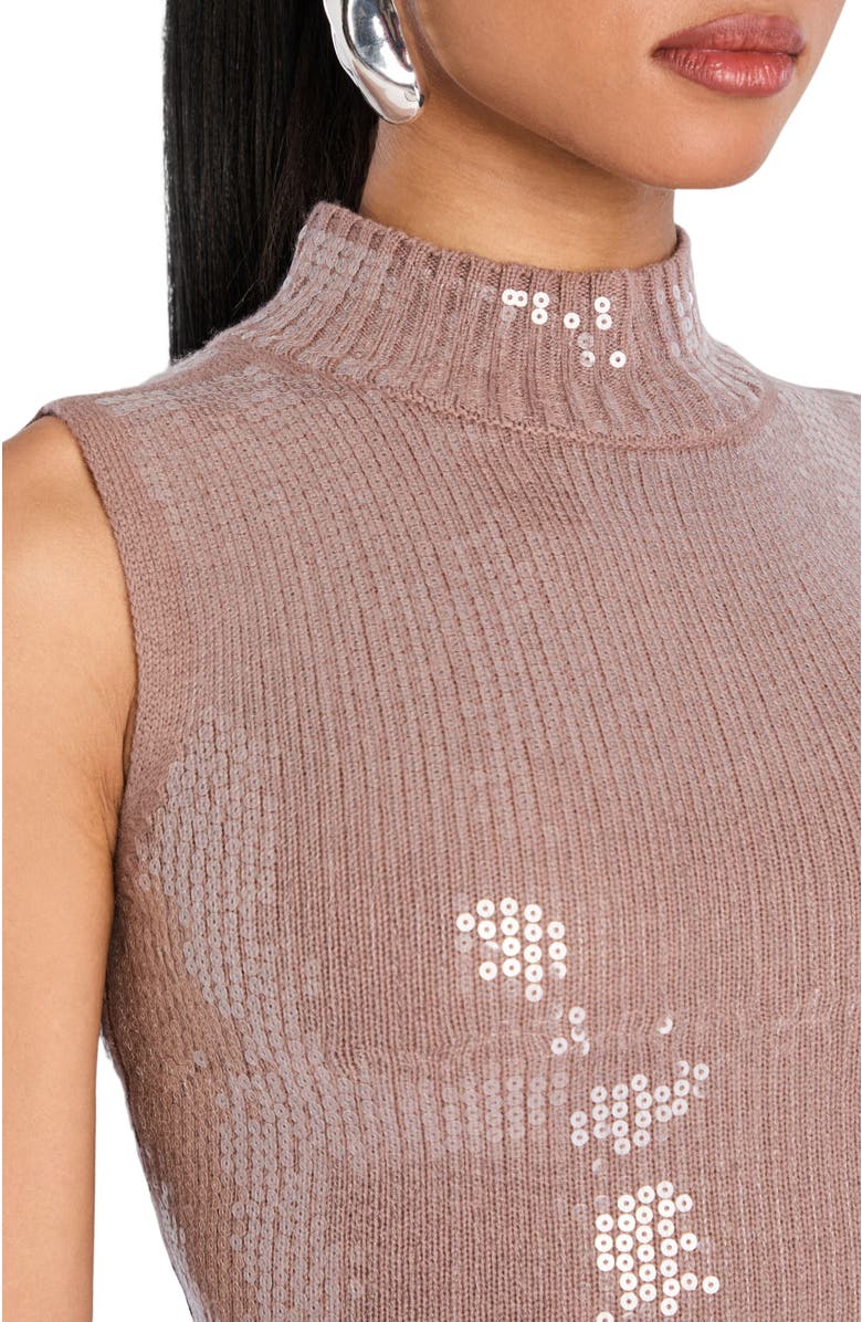 Retrofête Dove Sequin Knit Dress, Alternate, color, 