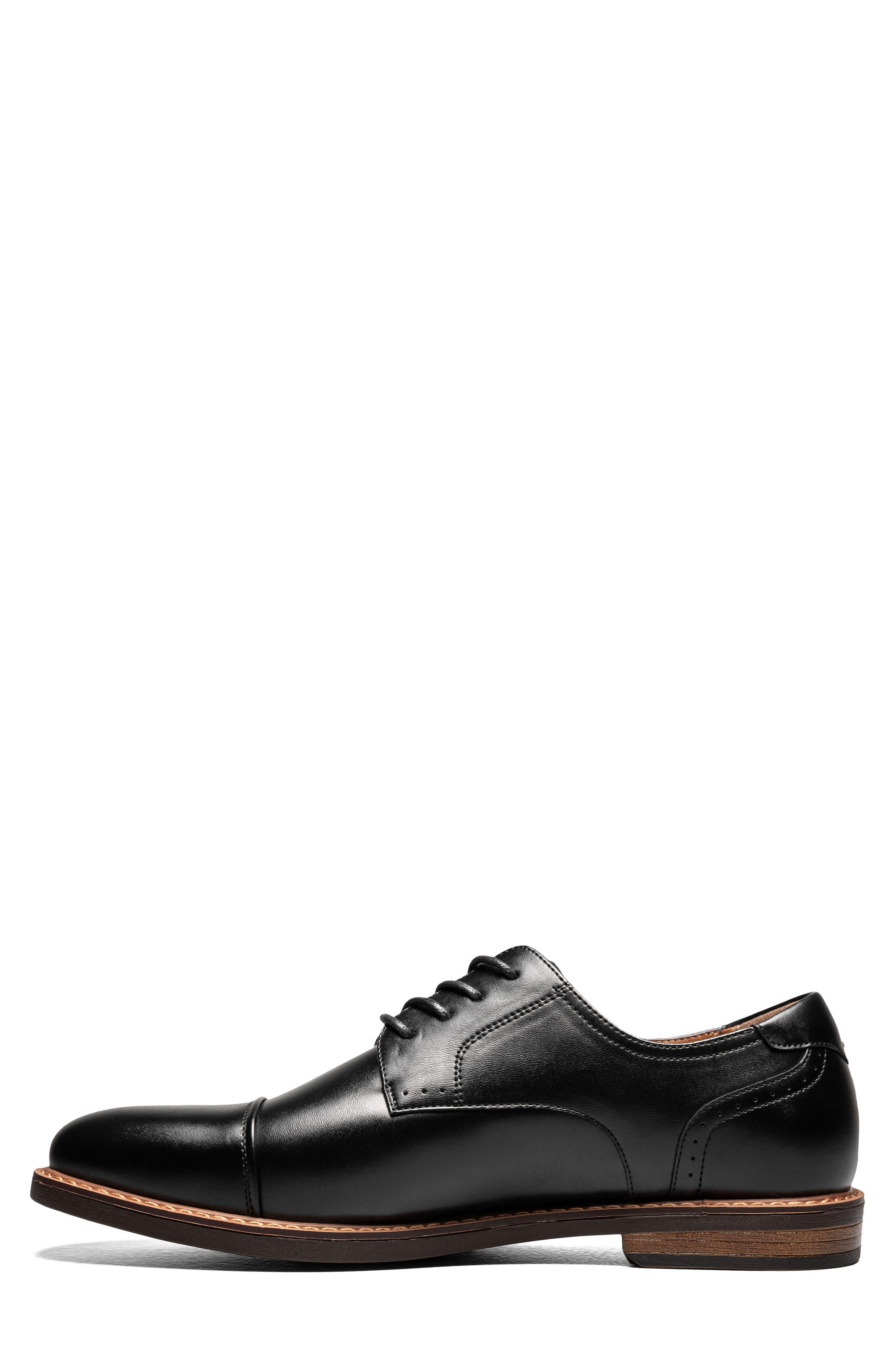 Royce Cap Toe Oxford, Alternate, color, BLACK