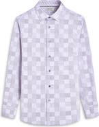 Bugatchi Jimmy OoohCotton® Mixed Print Button-Up Shirt