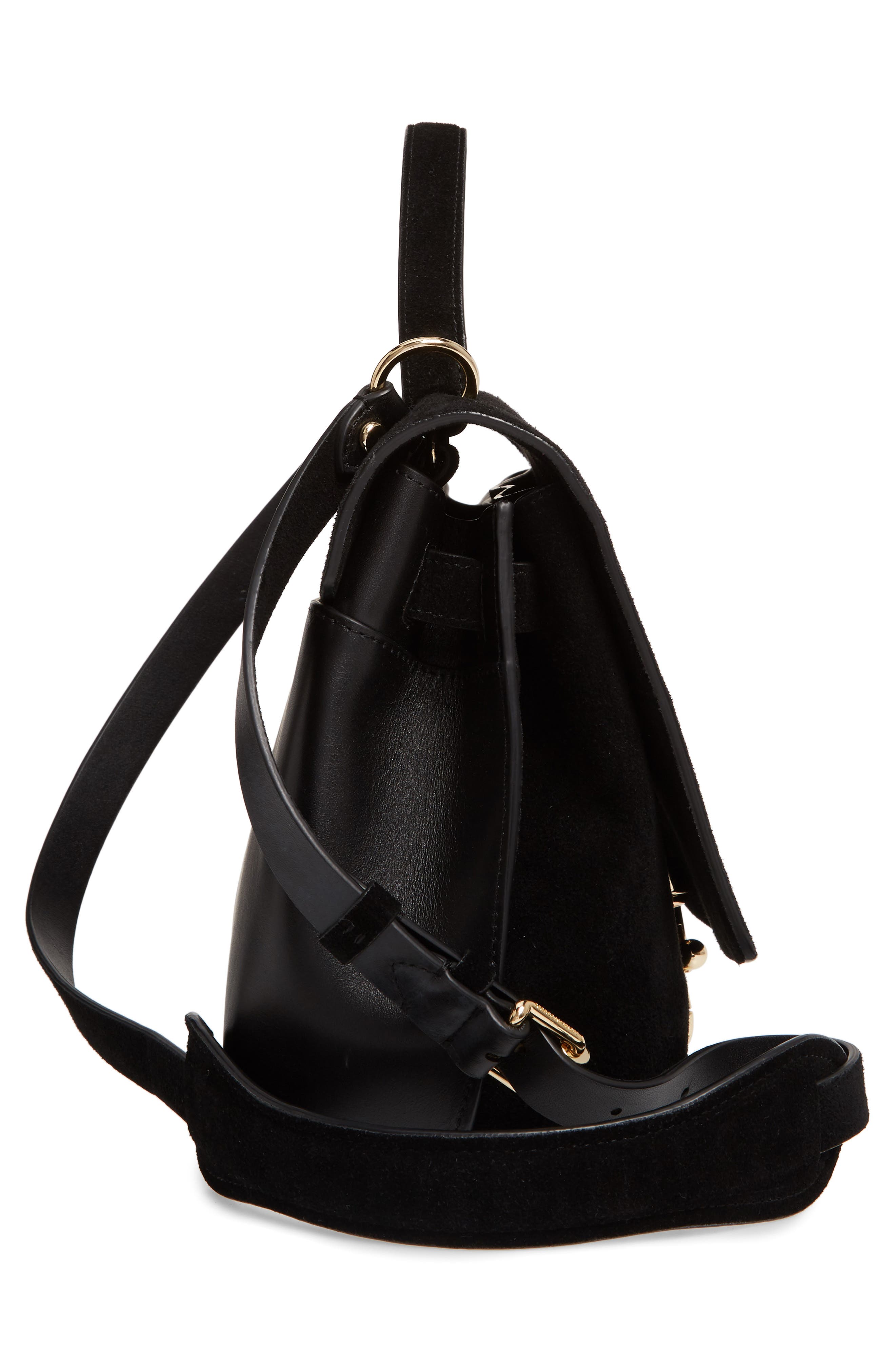 Rebecca Minkoff Stella Suede Satchel, Alternate, color, 