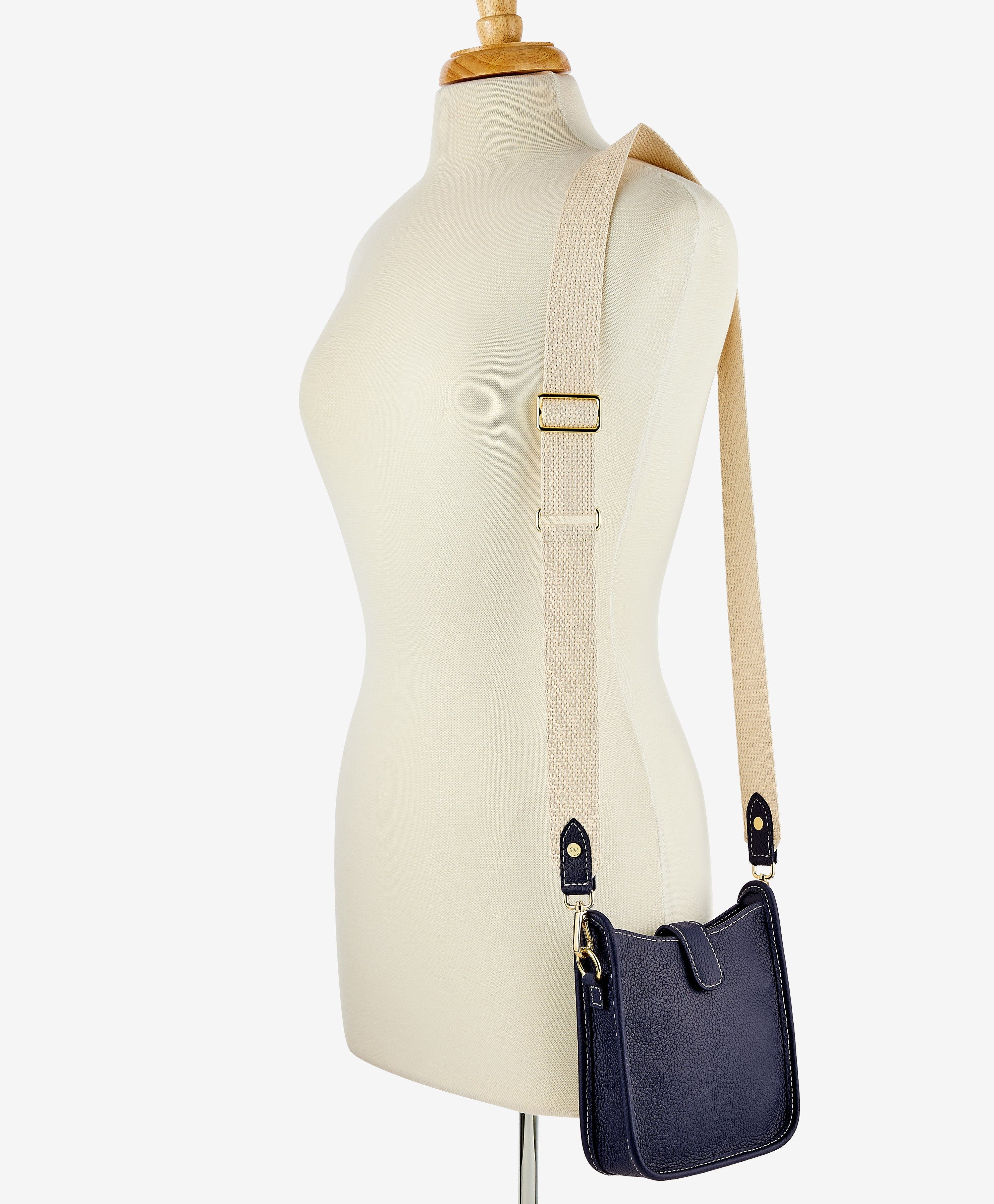 GiGi New York Ellie Crossbody, Alternate, color, Navy
